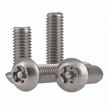 SS304 Stainless Steel Security Button Head Screw